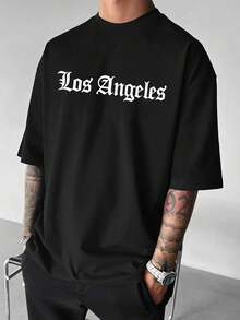 rta.Ropa de primavera.Ropa de verano.Prenda de vestir.Prenda superior.Ancho.Silueta.Diseño con estampado.Regalo.Regalo.Estilo street.Primavera.Verano.Otoño.Invierno.Para hombres. 8JQQ - Negro - Ver 1