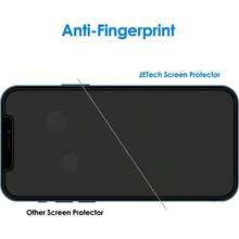 JETech Privacy Screen Protector For IPhone 12 Pro 6-Inch, Tempered Glass Screen Protector, Anti-Scratch, 2 Units ZJHO - IPhone 12 Pro Max - View 7