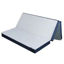 DR JOOHN Colchón Plegable Matrimonial 190x135x10 cm Diseño Portátil Confortable y practico Ideal para Cualquier Espacio Funda de Algodón-Poliéster con Cierre extraíble - Matrimonial 135 CM - Ver 2