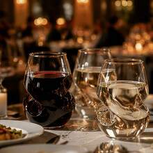 4/6-Piece Set Of 17oz/503ml, Spiral Design Crystal Handleless Wine Glasses, Red Wine Glassware, Creative Japanese Style Glass Cups, Household Drinking Cups, Tea Cups, Ideal Choice For Wine Enthusiasts And Special Occasions. - 玻璃杯 - 查看 7