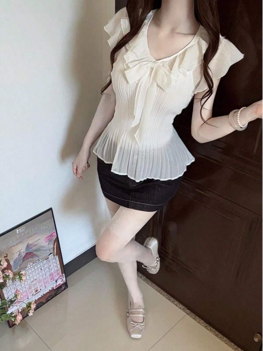 Women Tops - White - View 1