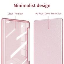 自動休眠/喚醒保護殼，適用於 Kindle Paperwhite 第11代 2021、第12代 2024、Colorsoft 第12代 2024、Kindle 第10代 2019、第11代 2022、2024 - 亮閃閃 粉 - 查看 4