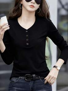 Elegant And Modern Top For Women - Black - View 3