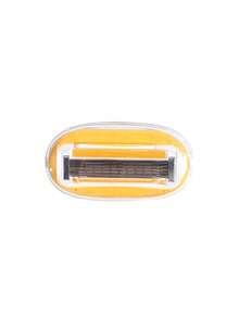Yellow Women'S Hair Removal Razor, Suitable For Underarms, Legs, And Bikini Area. Portable Design, Yellow Safety Manual Razor, Women'S Bikini Manual Razor Blades, 5-Blade, Stainless Steel Blades, Replaceable Yellow Razor Head. A Must-Have Travel Gift For Girls (Handle + Razor Head + Storage Box). Suitable For Summer Travel, Outings, Commuting, Work, College Students, Women, And As A Gift For Sisters, Girls, And Friends. - Multicolor - View 15