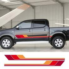 Car Sticker For Hilux Revo Vigo Rocco SR5 Door Side Colors Stripes Vinyl Decal Auto Tuning Decoration Decal Accessories - Car Sticker - View 2