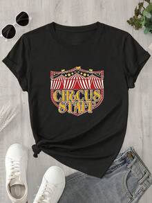 Halloween Graphic T-Shirt - Black - View 1