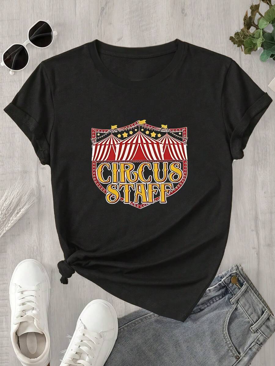 Halloween Graphic T-Shirt - Black - View 1
