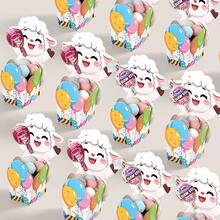 10Set(10Cajas+10Tarjetas) Cajas de regalo de dibujos animados con forma de lápiz y manzana, cajas de regalo de papel con diseño de concha de sirena, cajas de golosinas con diseño de oveja y globo, mini cajas de envoltura de regalo para cumpleaños de verano, baby shower, vuelta al colegio y recuerdos de fiesta - Caja de regalo - Ver 7