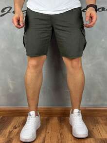 Military Green Cargo Shorts - Verde militar - Ver 6
