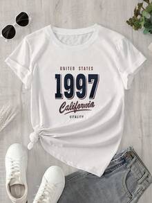 Halloween Graphic T-Shirt - White - View 1