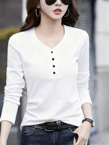 Elegant And Modern Top For Women - 黑色 - 查看 7