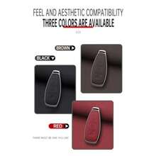 Fda para compatile con  Focus 3 4 ST Mondeo MK3 MK4 Fiesta Fusion Kuga 2013 2014 2015 2017 Transit Tourneo - Llavero B Rojo - Ver 7