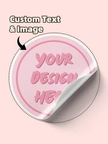 1-240pcs Customized Round Labels, Personalized Design, Transparent Waterproof Oil-Proof Tamper-Evident Stickers (No Ironing Required), Customized Thank You Message And Logo Stickers, Business Promotion - Round Stickers - View 5