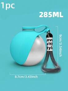 1個寵物用品狗狗便攜式水瓶 304不鏽鋼掛鉤球形可重複填充折疊式飲水器,寵物用品狗狗便攜式水瓶矽膠掛鉤球形可重複填充折疊式飲水器 - 285ML - 查看 10