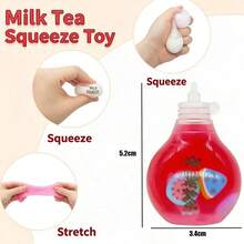 POKOJA LAND 3pcs/3D Milk Tea Cup Squeeze Toy Stress Relief Decor Creative Pressure Release Gift - Multicolor - View 8