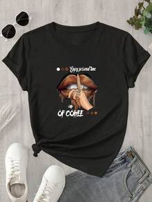 Halloween Graphic T-Shirt - Black - View 1