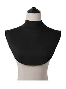 New Modal Cotton Fake Collar Shirt, Modal Solid Color Base Layer Women's Versatile Accessory Fake Collar Scarf 1pc - Multicolor - View 4