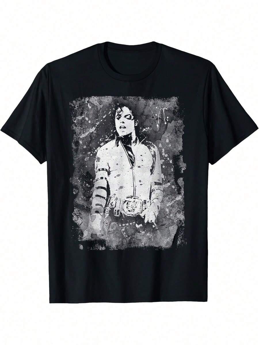 Men Sports Tees & Tanks - Black - View 1