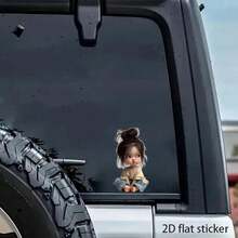 Stiker Mobil Lucu dan Nakal, Stiker Berkualitas Tinggi, Tahan Air dan Tahan Lama, Cocok untuk Sepeda Motor, Truk, Laptop, dll. Halus dan Tahan Gores, Menambah Daya Tarik yang Menawan! Dapat Ditempelkan di Bagian Belakang Mobil, Kamar Mandi, Dinding, dan Permukaan Halus Lainnya. - A - View 5