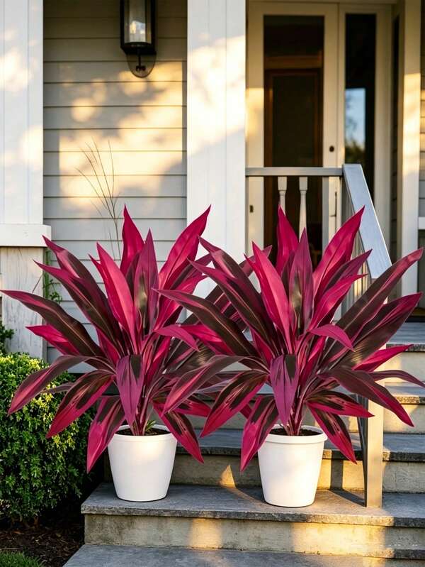 Large Dracaena Draco Cordyline Green Plant, Outdoor Artificial Green Plants, Suitable For Outdoor, Home Office, Garden Porch Barn Decoration,