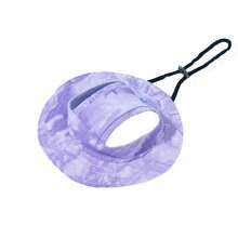 1pc Customizable Name Tie-Dye Gradient Pet Bucket Hat, Ear-Exposed Design Anti-Choke Style For Cats And Dogs, Adjustable Drawstring Sun Protection Hat, Suitable For Outdoor Wear, Summer Pet Outfit Accessory, Daily Photo Prop - Multicolor - View 17