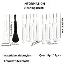Phone Charging Port & Speaker Cleaning Brush Set, Multifunctional Electronic Dust Removal Tool Kit, Portable Mini Brush For Cellphone Charging Hole, Keyboard Earphone Dust Cleaner - Multicolor - View 14
