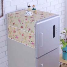Funda antipolvo impermeable para refrigerador con bolsillos de almacenamiento laterales, protector para la parte superior del refrigerador, organizador de cocina - Ver 37