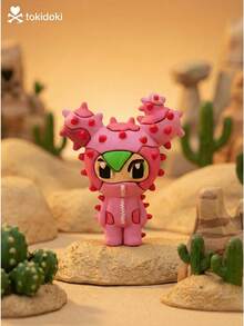 Officially Licensed Tokidoki Cactus Series Edgy Kawaii 3D Figure Desk Ornament - Multicolor - View 9
