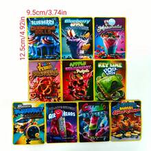 150pcs 3.5G Mylar Gift Bags - Self-Sealing Airtight Resealable Waterproof & Odorless, Reusable Party Favor Bags With 15 Color Variety & Cartoon Patterns (Unicorns, Mermaids, Superheroes) For Birthdays, Weddings, Showers, Crafts - Bulk Packaging For Gifts, Treats, Party Supplies, Treat Storage, Mylar Bag, Gift Bag For Return Gift, Birthday Gift Bag, Mylar Bag Exotic With Boxes, Exotic Mylar Bag With Boxes, Gift Bag Bulk, Exotic With Boxes, Za Bag With Boxes, Za Pack - 150pcs Random - View 7