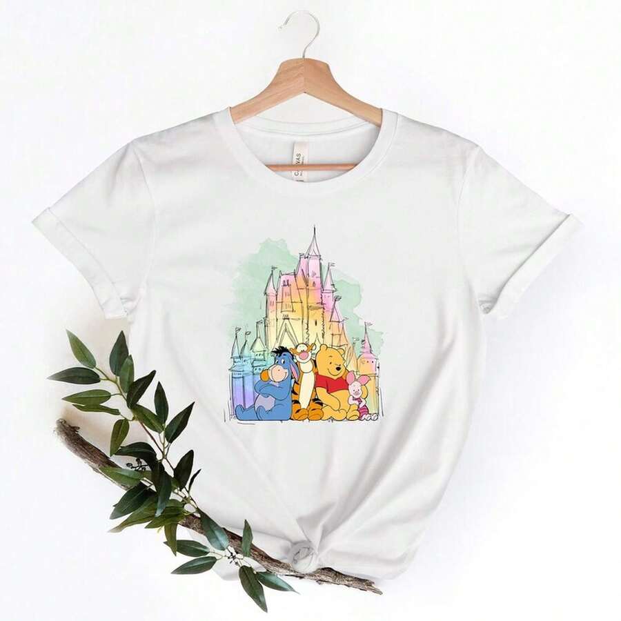 Y camisa de estilo, camisa de estilo, camisa de Pooh The Bear, .. - Blanco - Ver 1