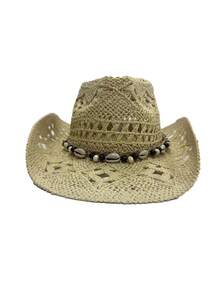 1pc Women's Outdoor Beach Western Style Sun Hat, Straw Hat, Jazz Hat, Bohemian Style Panama Hat, British Gentleman Hat, Suitable For Seaside Vacation And Travel (If The Hat Has Creases, Please Use An Iron To Iron It, And It Will Be Restored) - A - View 26