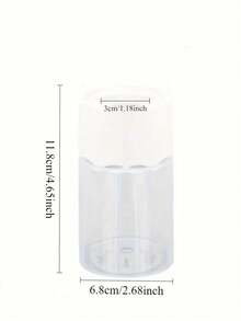 Mini Hydroponic Flower Pot Home Decor Vase Transparent Glass-Like Soilless Plant Pot Green Plant Pot Home Decoration Gardening Gift - A - View 7