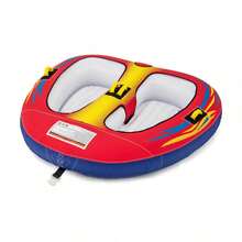 Inflatable Towable Tube For Boating With Drainage - Multicolor - View 3