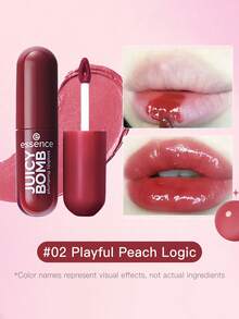 Essence JUICY BOMB Plumping Lipgloss 02 Cheeky Cherry - 2.6ml - 02 Naughty Cherry - View 9