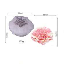 3D逼真花朵矽膠模具，裱花模具DIY花朵香氛蠟燭環氧樹脂模具 - 花朵 - 查看 3