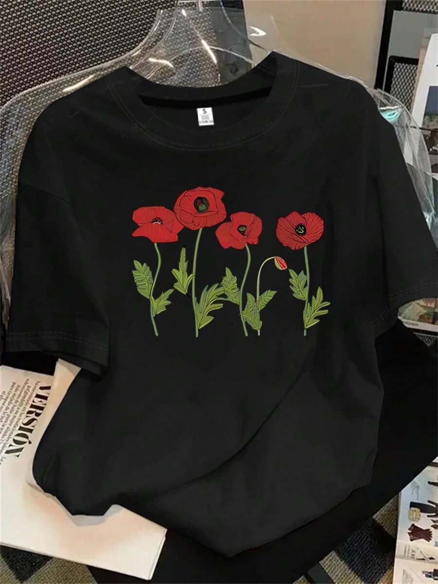 Halloween Graphic T-Shirt - Black - View 1
