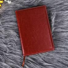 QS A4 Faux Leather Journal - 200 Pages (100 Sheets) Durable Softcover Notebook For Business & College Waterproof, Writing Book With Animal Theme - A - View 1