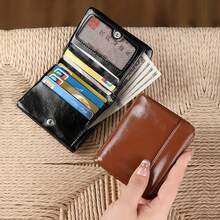 Women's Wallets Female Short Pu Leather Hasp Purses Large Capacity Money Bag Vintage Ladies' Small Coin Card Holders - Multicolor - View 5