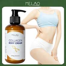 MELAO 膠原蛋白身體乳霜 250g/8.82oz，膠原蛋白保濕緊緻身體乳液，深層補水抗老身體霜，適合乾性肌膚 - 250g - 查看 6