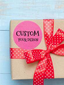 1-240pcs Customized Round Labels, Personalized Design, Transparent Waterproof Oil-Proof Tamper-Evident Stickers (No Ironing Required), Customized Thank You Message And Logo Stickers, Business Promotion - Round Stickers - View 8