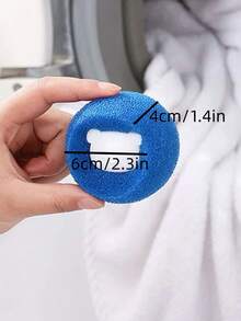 Pet Sponge Cleaning Laundry Ball, Reusable Household Cleaning Sponge, Anti-Tangle Stain-Removing Laundry Sponge Ball - Multicolor - View 7