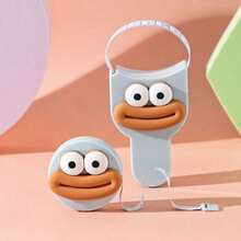 1 Set Of Cute And Interesting Facial Pattern Stretchable Tape Measure 150cm/60 Inch ABS Plastic Soft Tape With Dual Scale Lines, Portable Automatic Retractable Measuring Scale, Suitable For Body Measurement, Tailoring And Sewing, And Daily Use - 2-piece Set - View 13