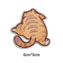 1/3 buah Patch Bordir Kucing Tabby Abu-abu Lucu Tempel/Jahit untuk Jaket, Tas, Topi, Kerajinan Kain DIY Jahit Setrika Patch Bordir - A - View 9