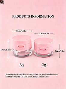 1pc Mini Portable Powder Compact And Honeycomb Puff Box, Built-In Mirror, Puff, Sifter And Sponge Holder - 3g Compact Container For Loose Powder, Makeup Tools, Travel, Home, Fashionable Round Design, Suitable For Loose Setting Powder, Mineral Powder, Blush Powder, Etc., Prevents Powder Leakage While Evenly Distributing Powder - Multicolor - View 12