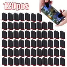 120PCS Red Mobile Game Controller Finger Sleeve, Set, Sweat Resistant And Breathable Touch Screen Finger Sleeve - Red - View 2