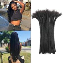 1 Pack 10 Bundles Synthetic Hair Extensions, 0.6cm Width, Permanent Hair Extensions, Unisex, Available In 10/12 Inch Thickness, Natural Black - Black - View 10