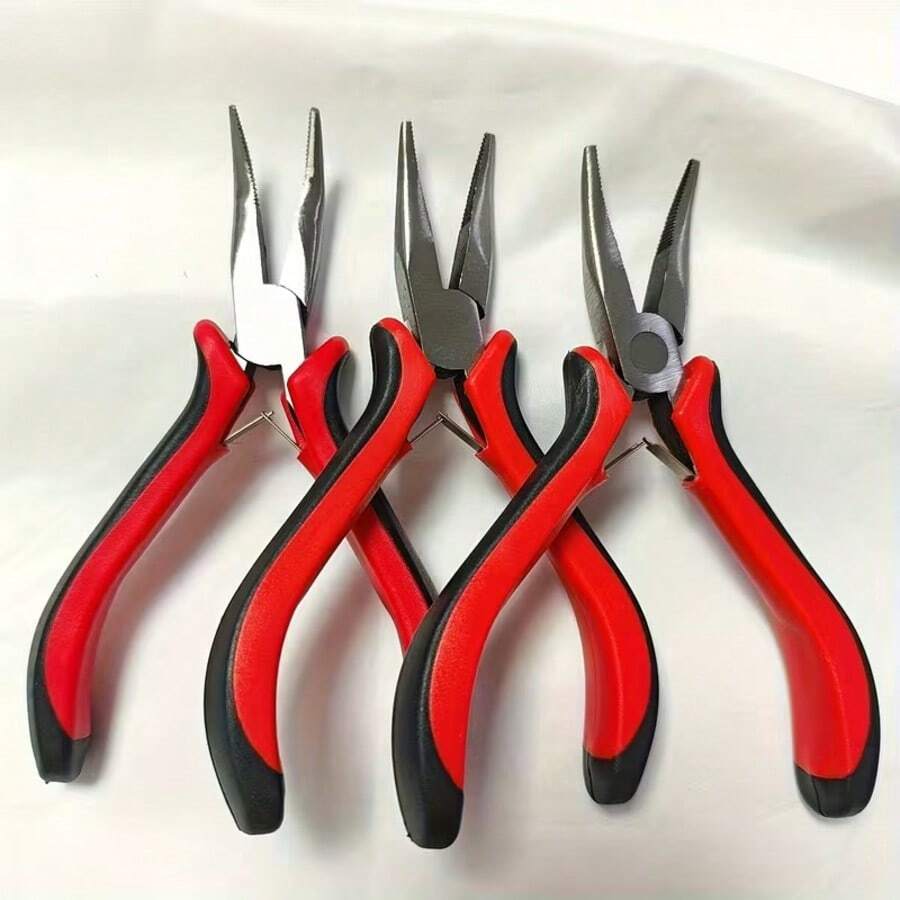 3pcs/5pcs Hair Extension Pliers, Nano Ring Clip-In And Removal Tool - View 1