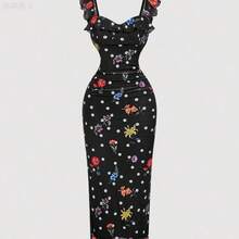 Women Long Dresses - Multicolor - View 8