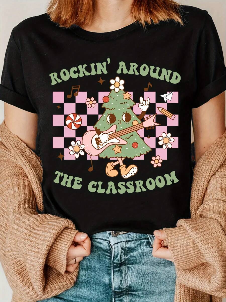 Women T-Shirts - Black - View 1