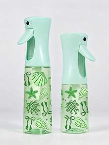 New Green Ocean Pattern PET Refillable Travel Spray Bottle, Professional High Pressure Atomizing Spray Bottle, 200ML/300ml High Pressure Continuous Automatic Vacuum Fine Mist Sprayer, Hair Styling Tool, Hair Care Products And Accessories, Salon Beauty Travel Essentials, Hair Salon Beauty Travel Necessities, Multi-Functional Spray Bottle - Multicolor - View 6